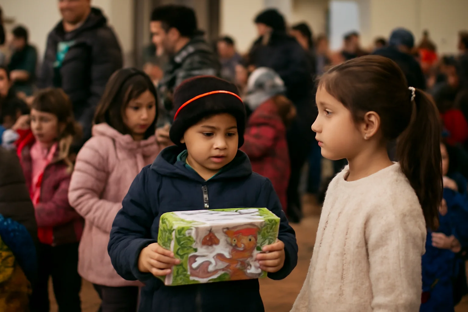 500 de copii din Brașov din medii defavorizate au primit cadouri și au participat la activități în cadrul proiectului O iarnă călduroasă