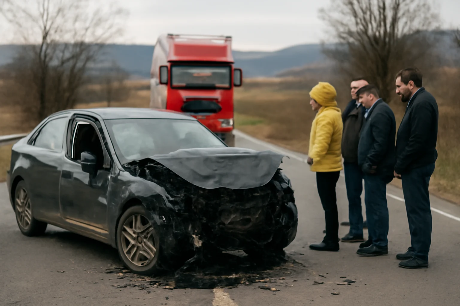 Accident pe strada Văii din Dumbrăvița: permis obținut pe 13 iulie