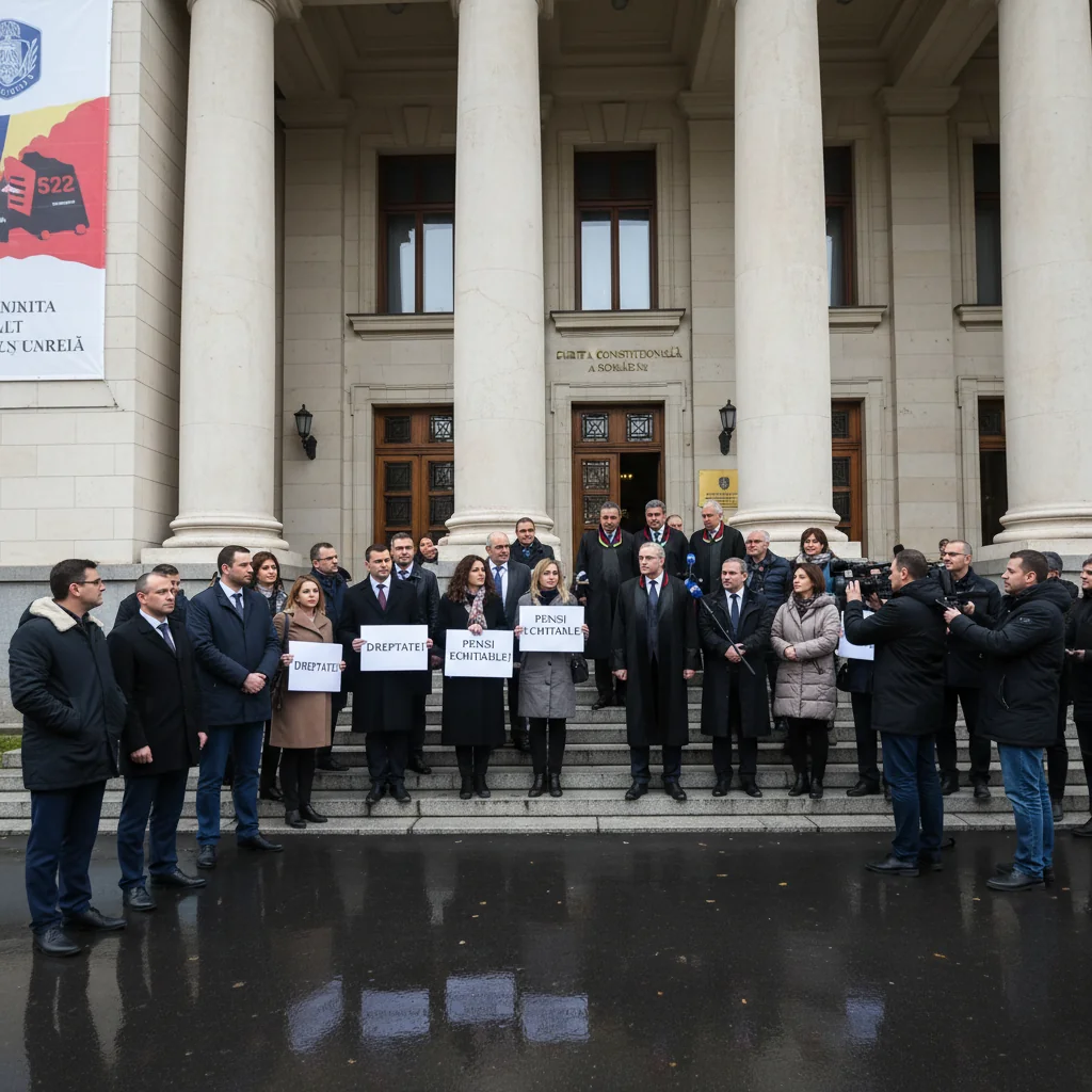 Astăzi, Curtea Constituțională analizează legea pensiilor pentru magistrați și poziția acestora în raport cu cetățenii obișnuiți