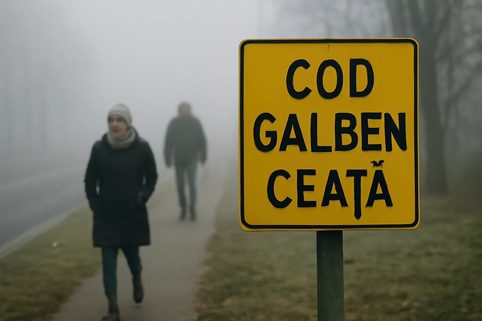 Avertizare de ceață pentru zona depresionară a județului Brașov, valabilă în această dimineață