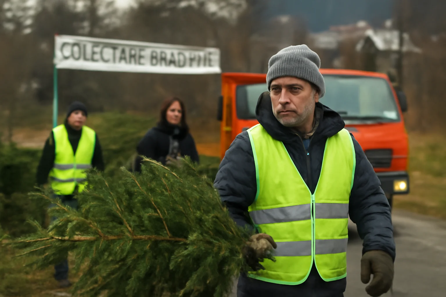 Brașov: campanie de colectare a brazilor de Crăciun la Râșnov, din 12 ianuarie 2026