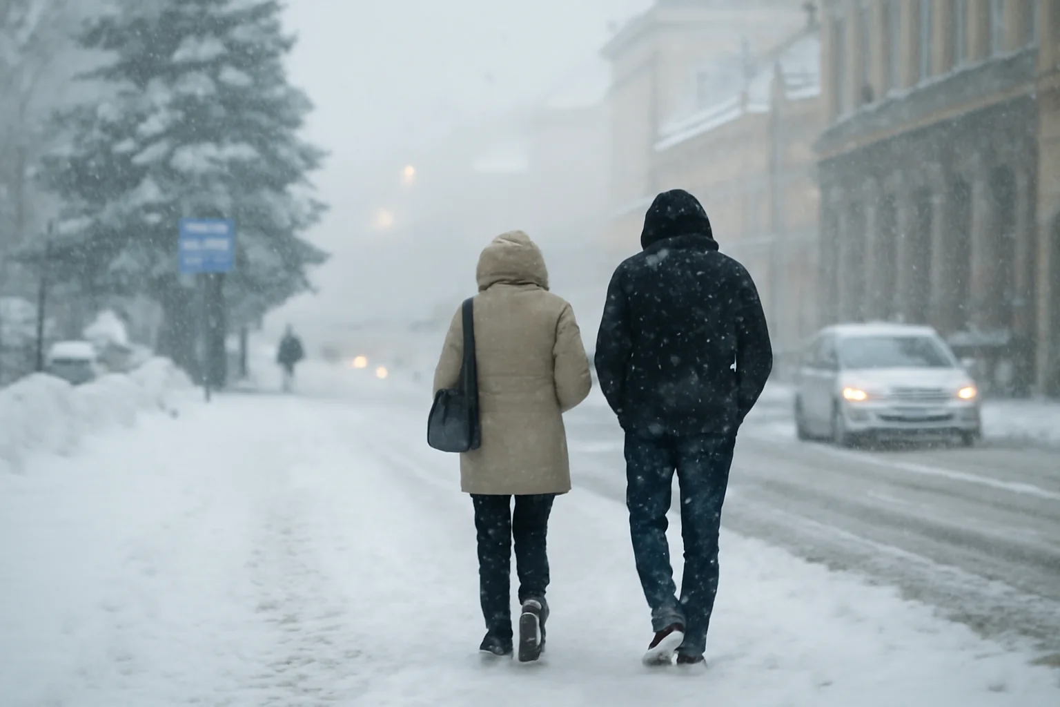 Brașov: cod galben de ninsori și viscol în primele zile din ianuarie 2026