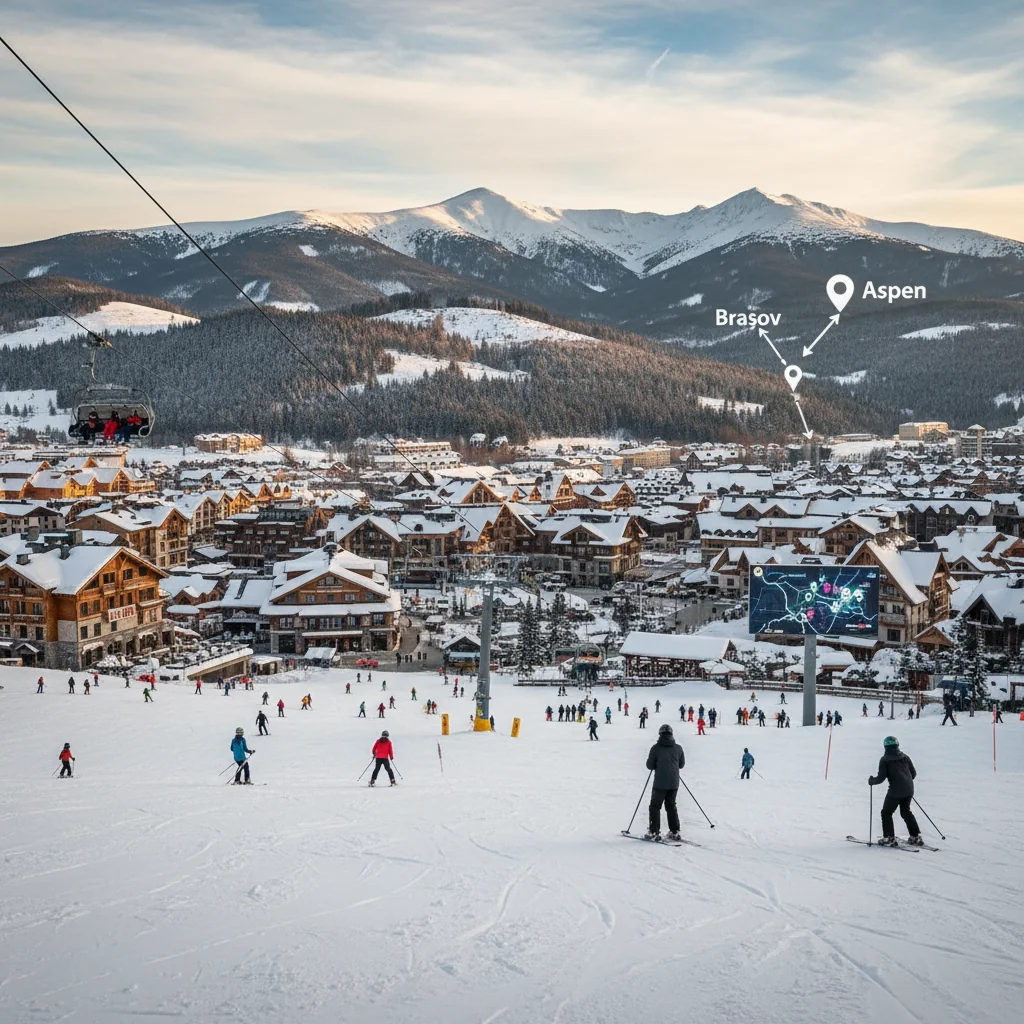 Brașov și Sinaia avansează spre destinații montane premium