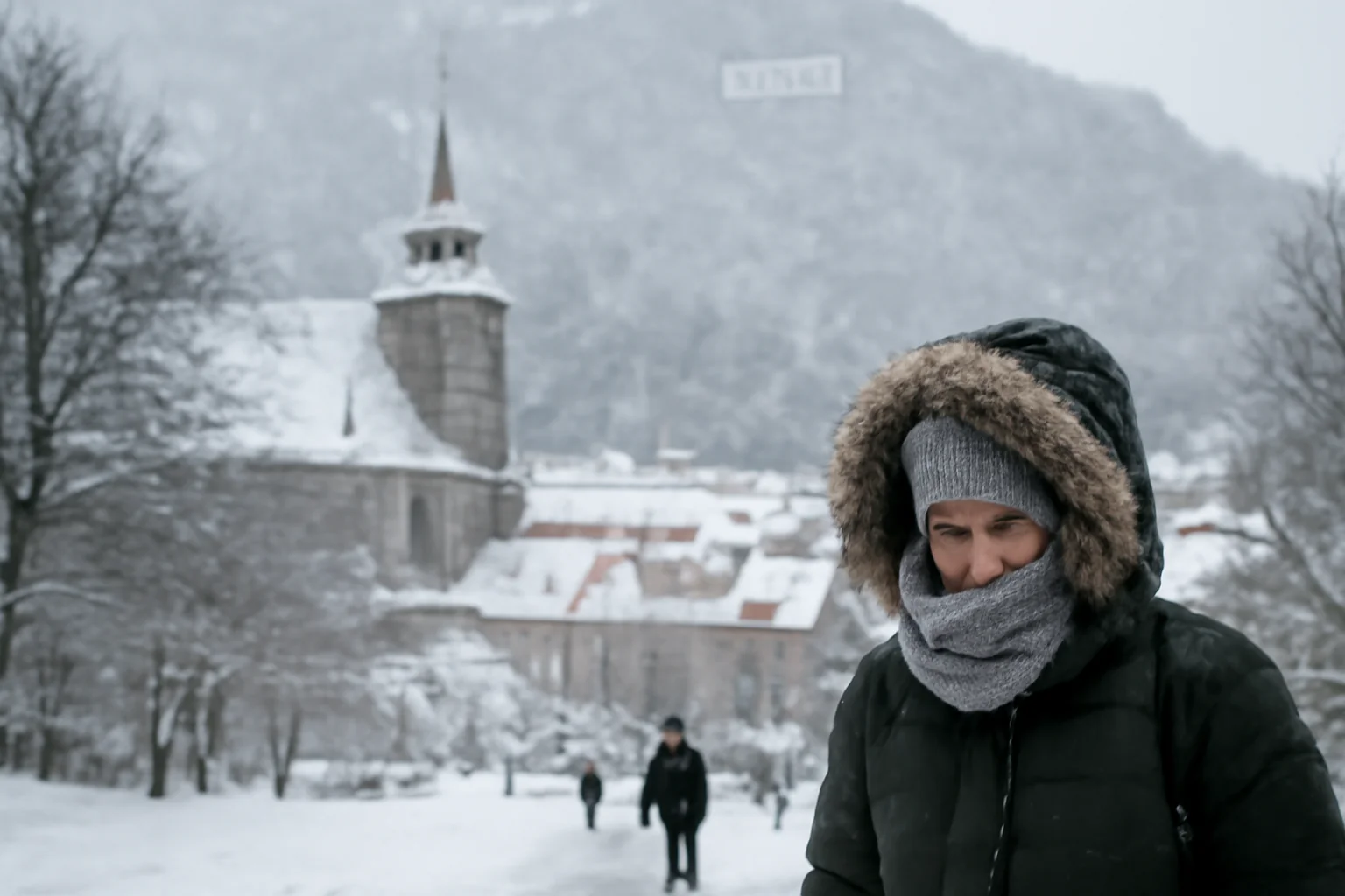 Brașov, sub avertizare de ger puternic: Cod galben de temperaturi deosebit de scăzute
