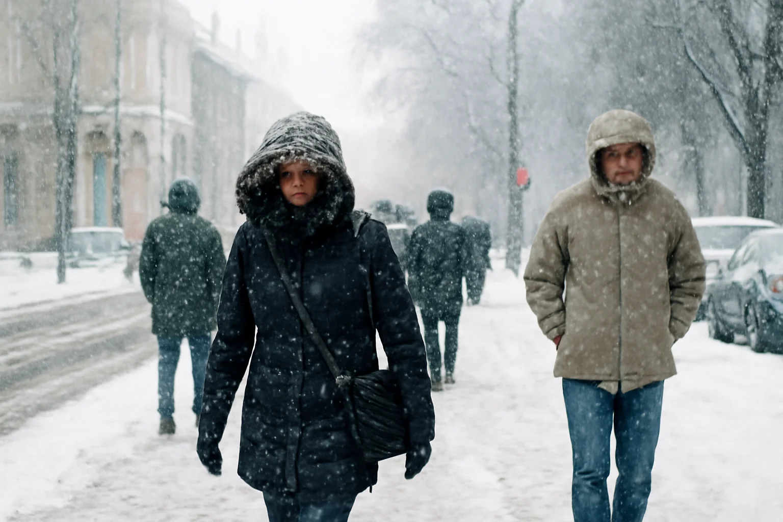 Brașov, sub avertizare meteo: cod galben de ninsori, polei și vânt puternic