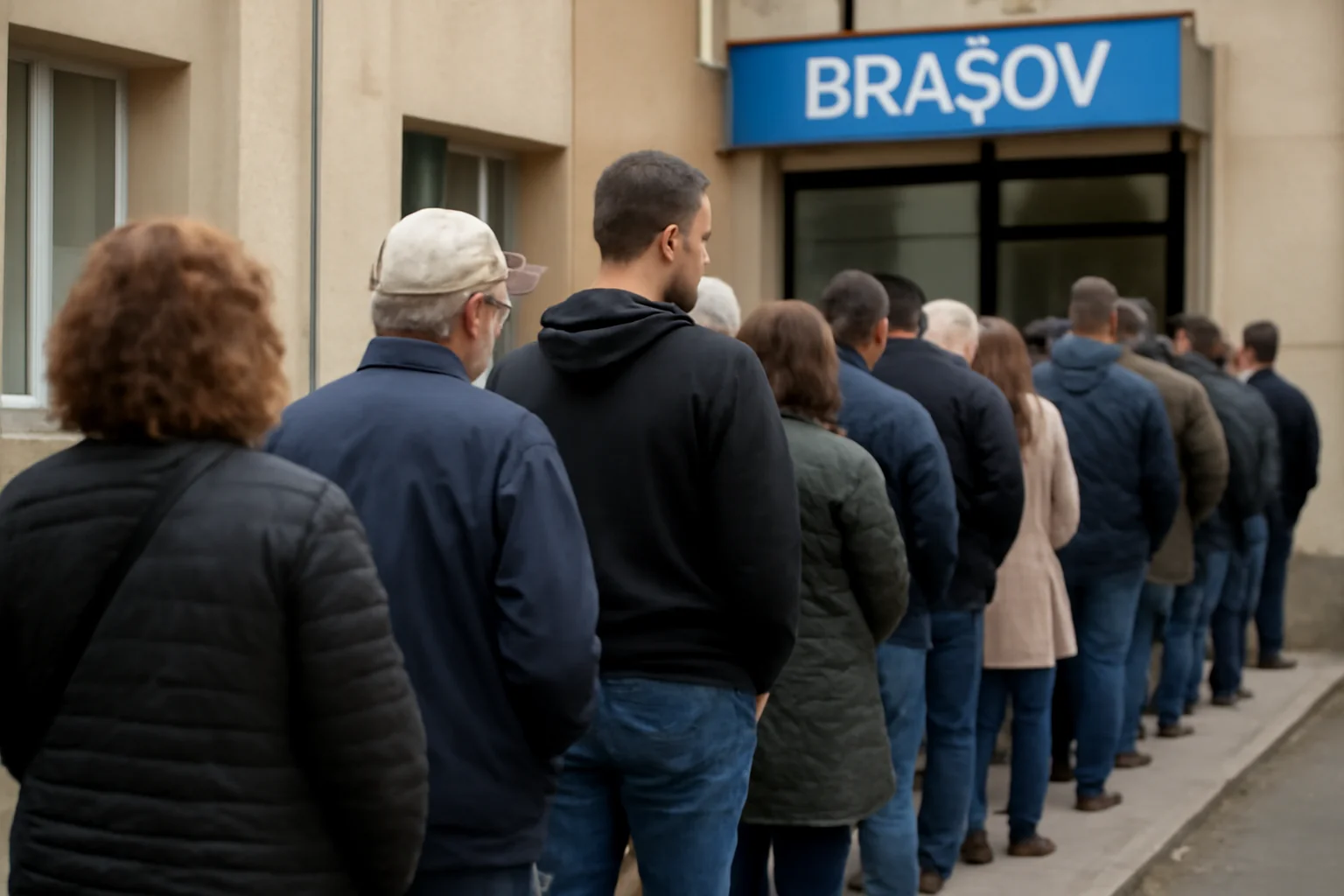 Brașov: Zeci de persoane la rând în prima zi de plată a taxelor și impozitelor locale pentru 2026