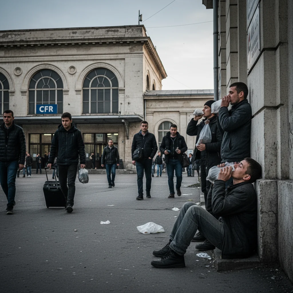 Consumul deschis de prenadez în zona Gării CFR alarmă localnicii