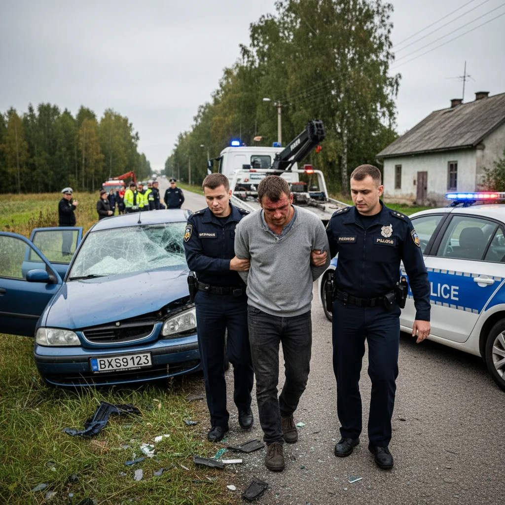 Șofer din Brașov, reținut după un accident pe strada Lânii: fără permis și sub influența alcoolului