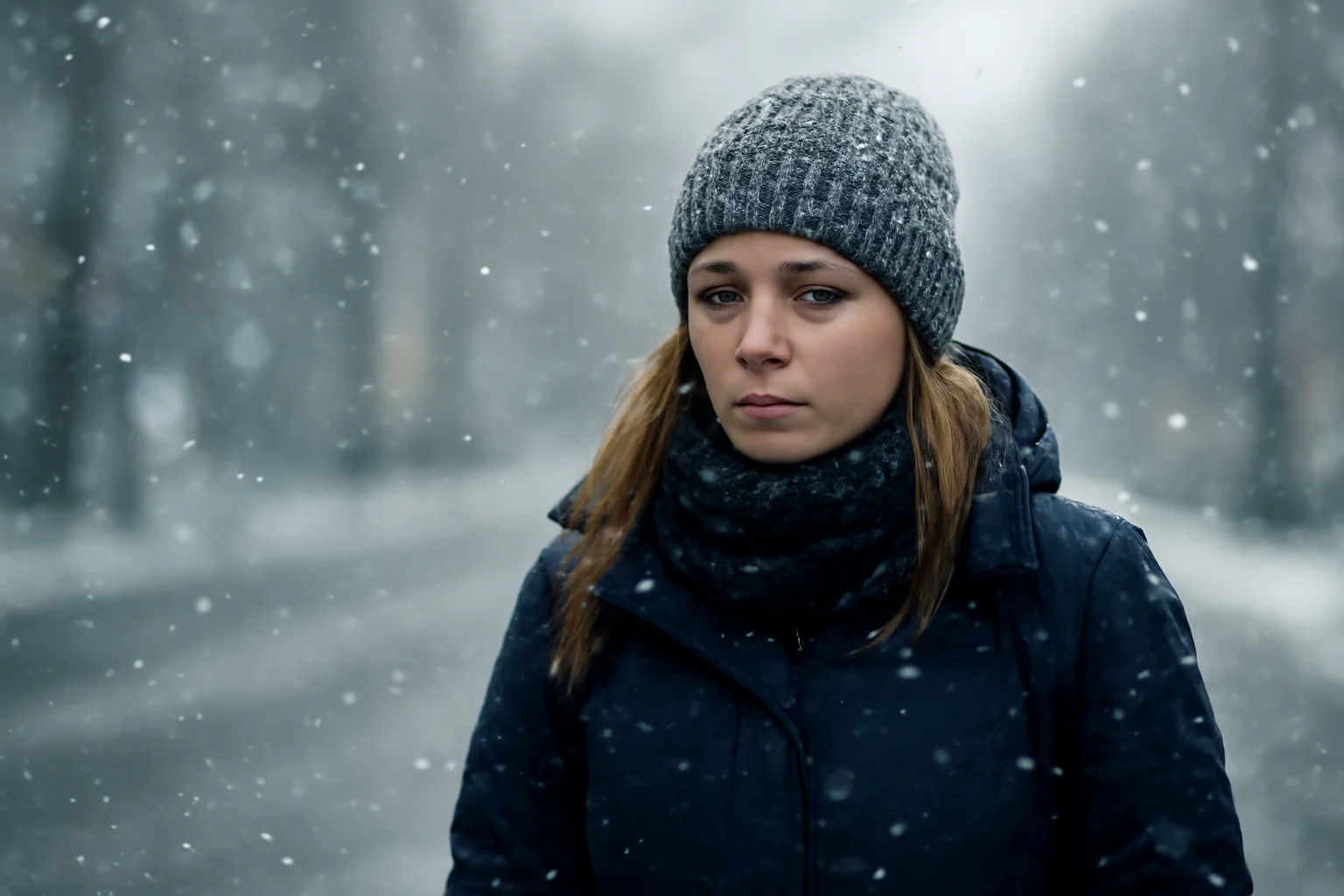 Frig persistent și ninsori slabe în Brașov: prognoza meteo indică maxime în jur de 0°C