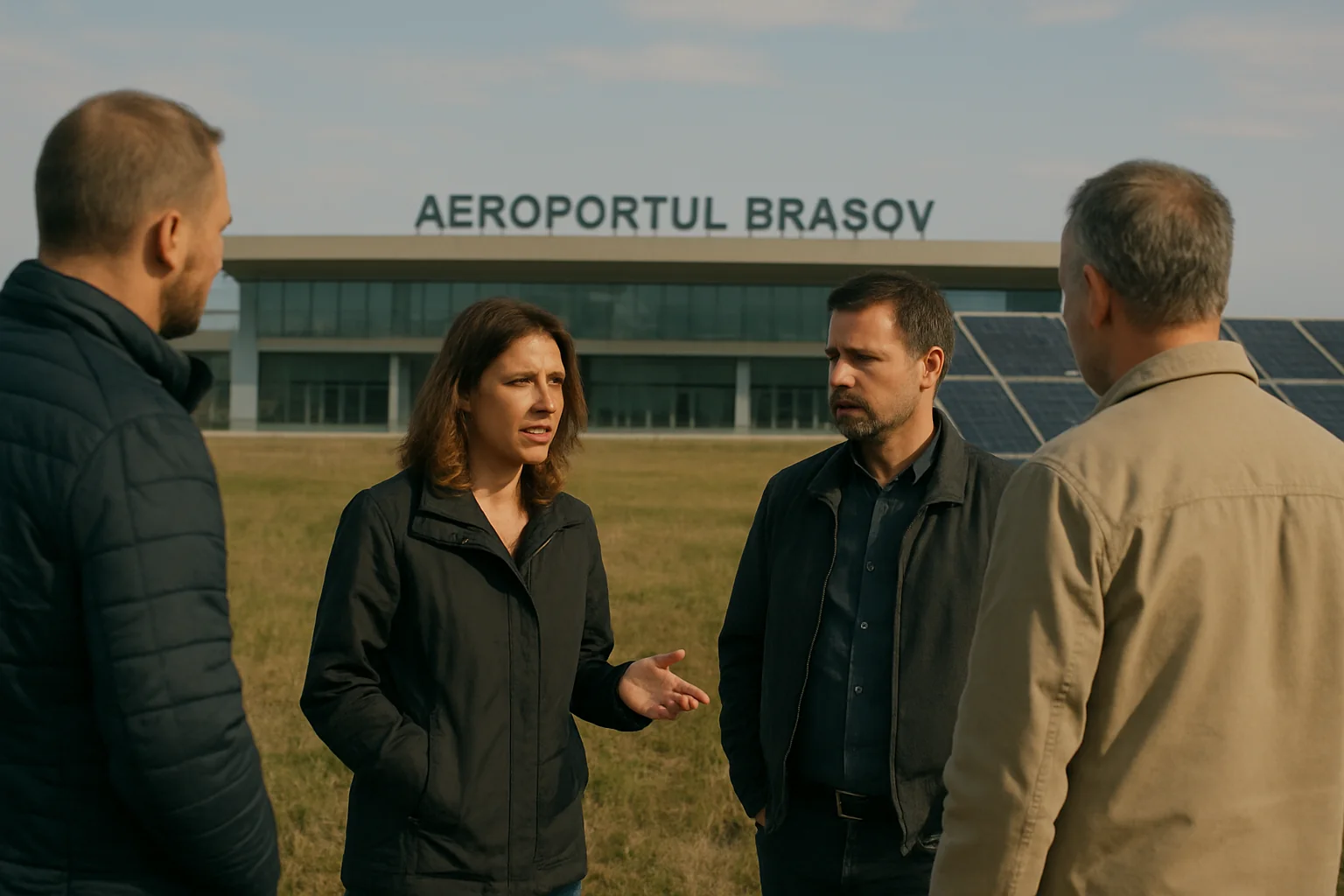 Ghimbav: aeroportul, 2.818 tone CO₂eq/an mai puțin din energie verde