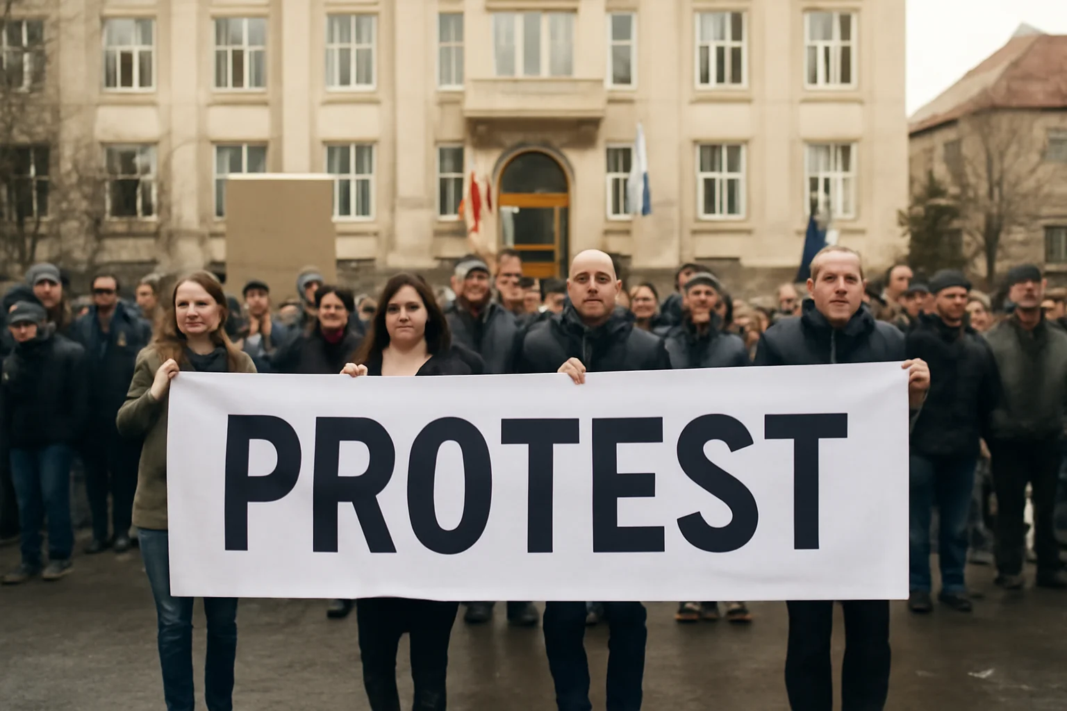 Miting anunțat la Prefectura Brașov împotriva majorării taxelor locale