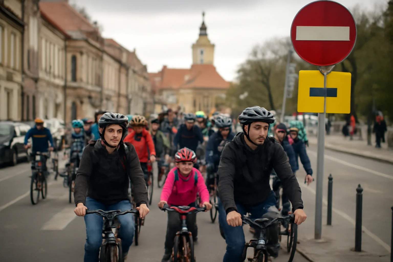 Parada bicicletelor aduce restricții temporare de circulație pe străzile din Brașov