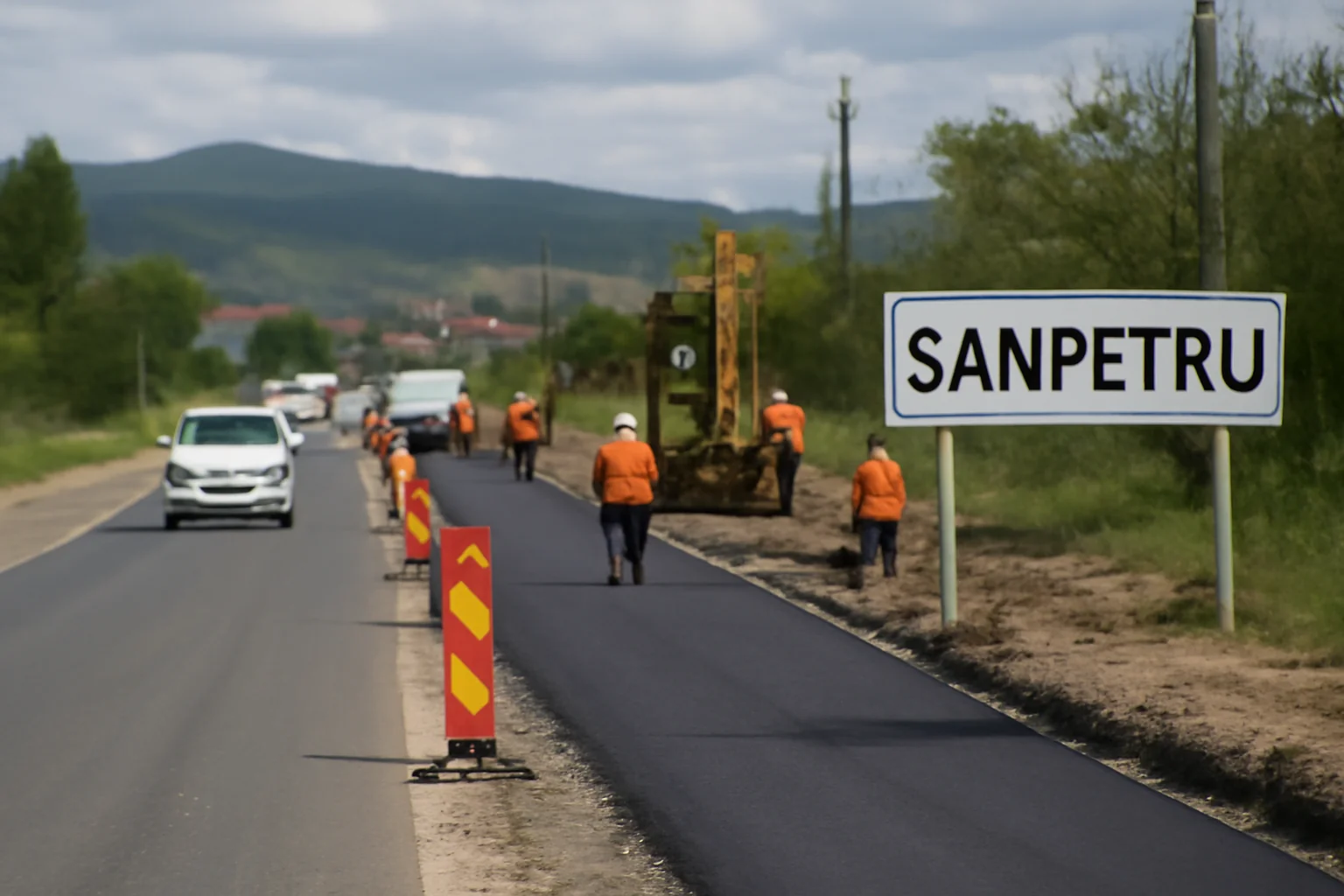 Proiectul de lărgire la patru benzi a drumului de intrare în Sânpetru dinspre Brașov intră în etapa de avizare