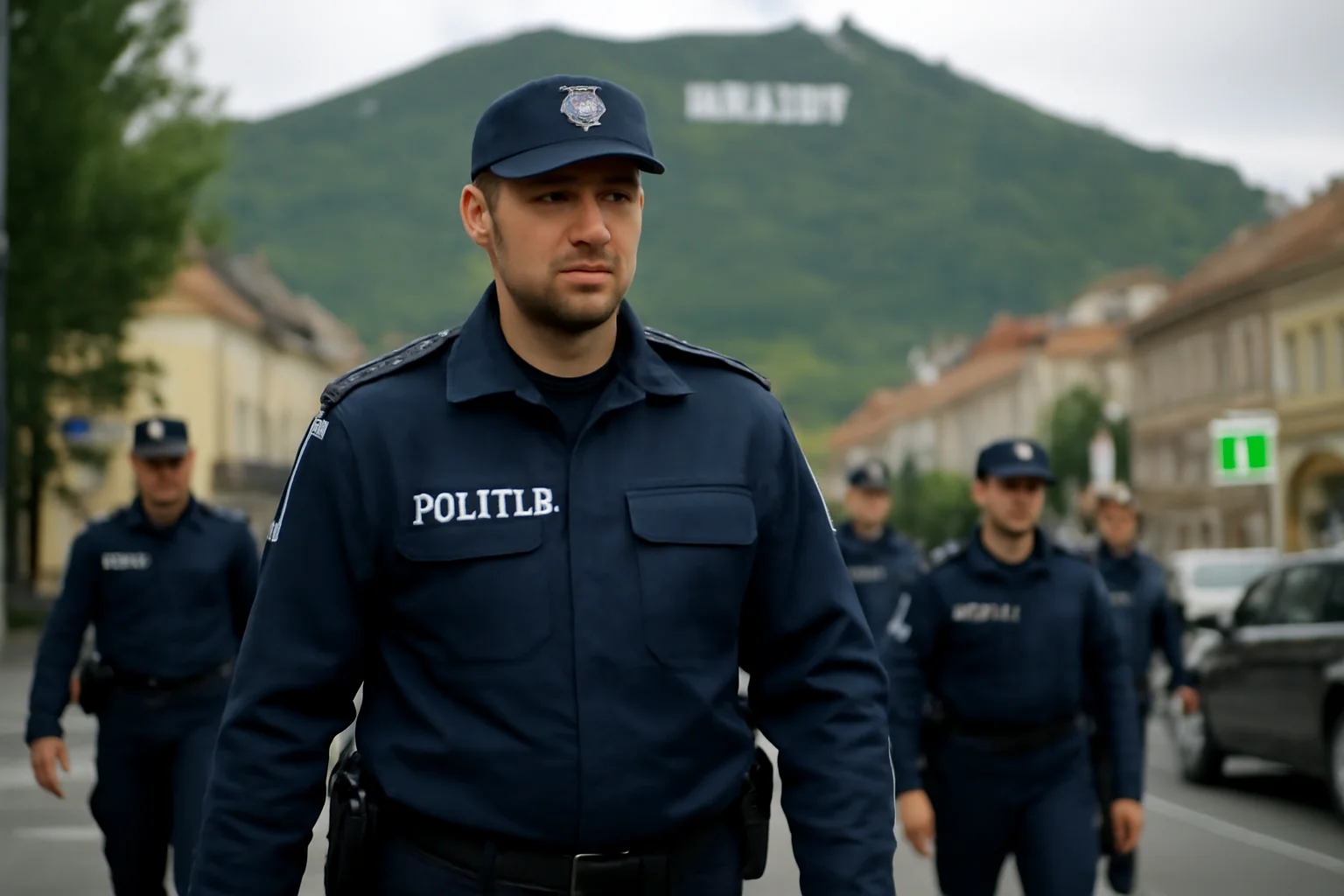 Razie cu efective mărite ale Poliției în municipiul Brașov, în seara de 31 ianuarie