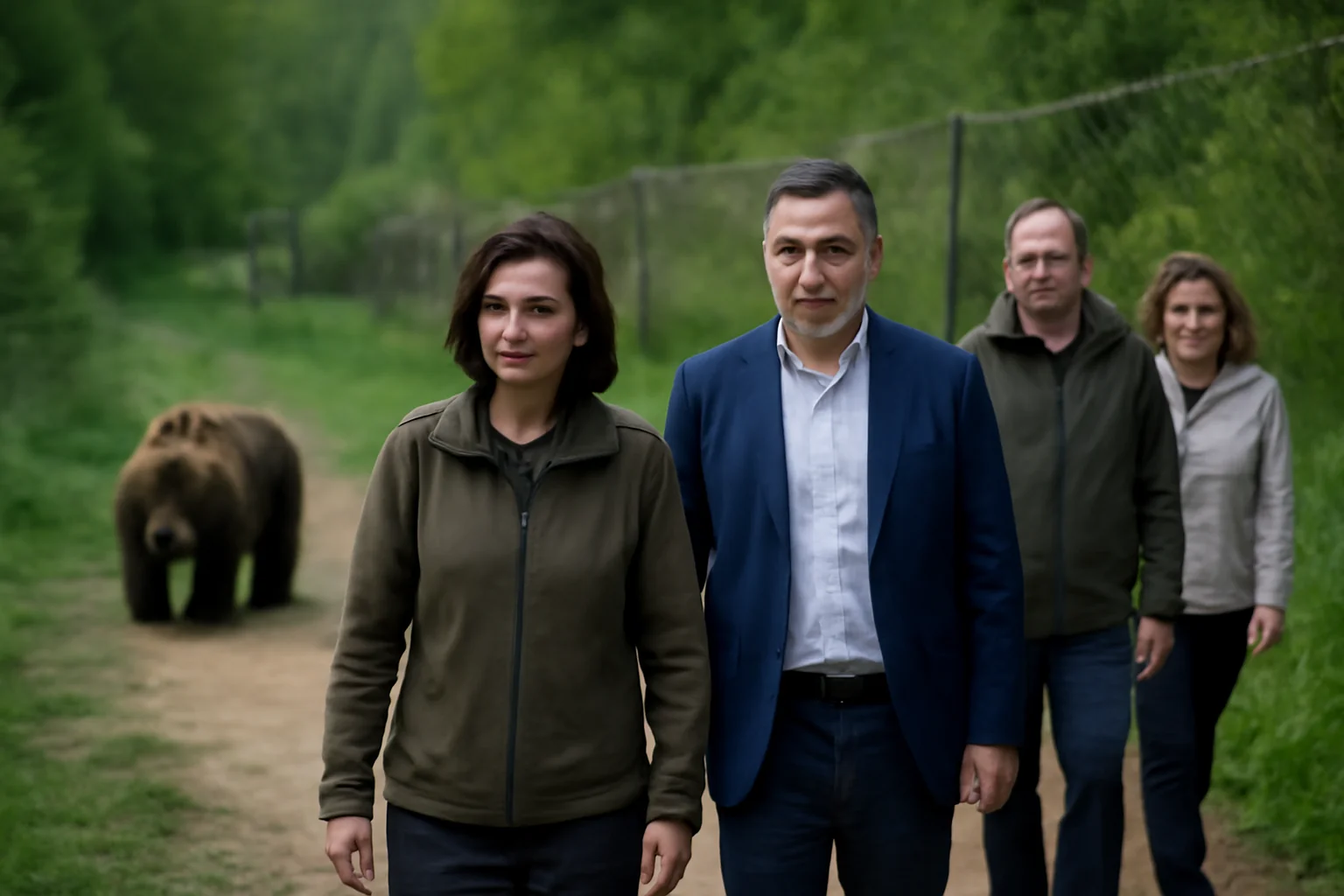 Rezervația de urși de lângă Brașov, verificată în teren de ministrul Mediului