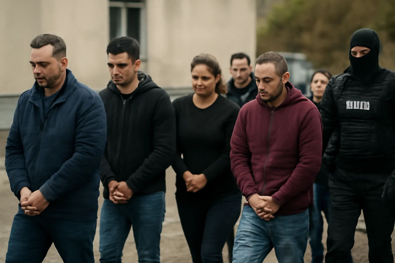 Șapte persoane reținute la Brașov într-un dosar de trafic de persoane, droguri și proxenetism