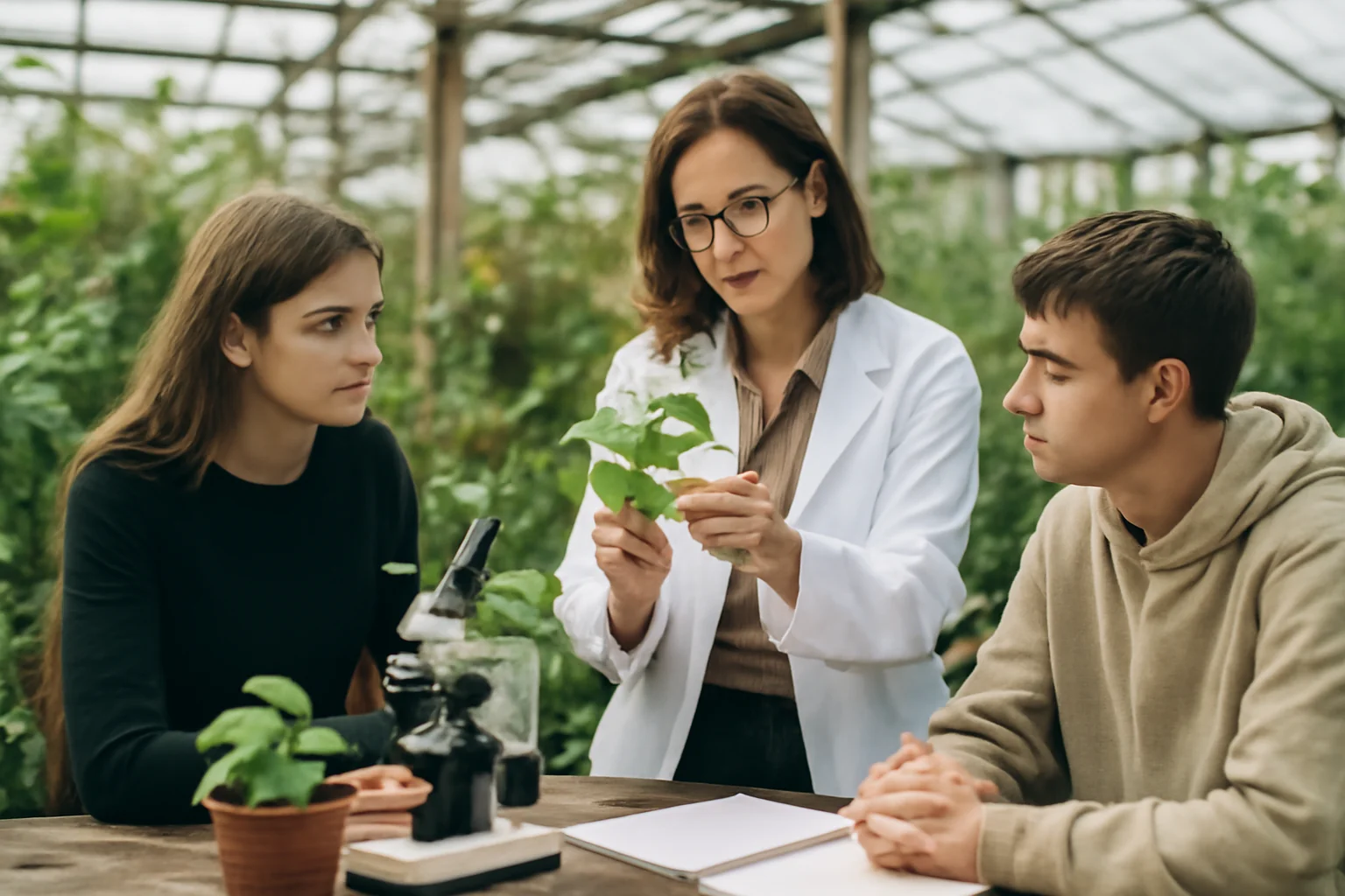 Spațiu tip „seră” pentru ore moderne de biologie la Colegiul Național Unirea din Brașov