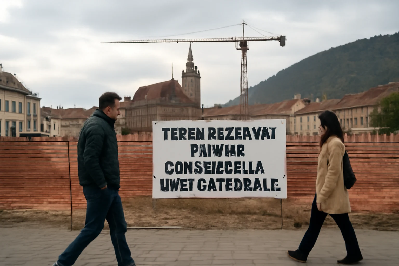 Teren propus pentru construcția unei catedrale în Centrul Civic Brașov
