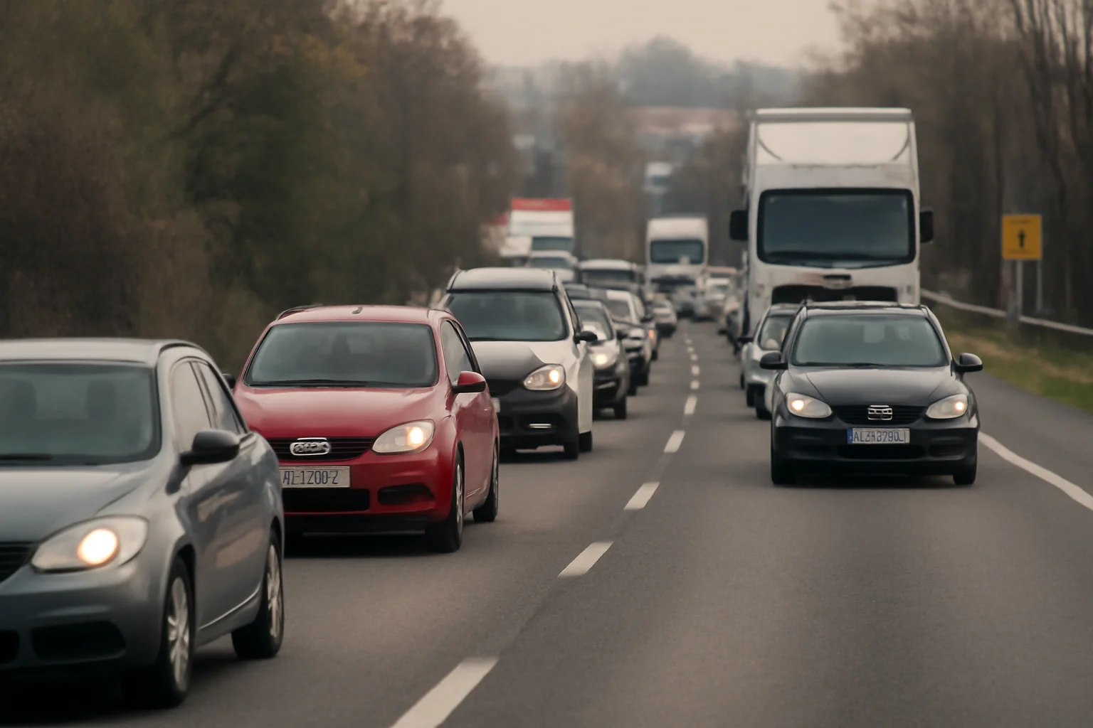 Trafic fluent pe DN1 Ploiești–Brașov și pe principalele artere în zona Brașov, la primele ore ale dimineții