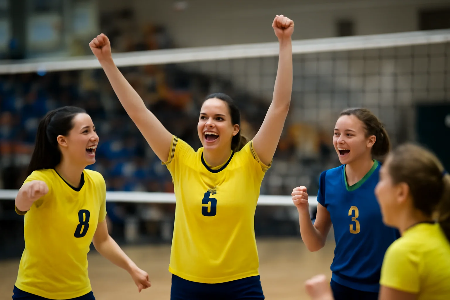 Victorii pe linie pentru echipele de volei Corona Brașov în Sala Sporturilor