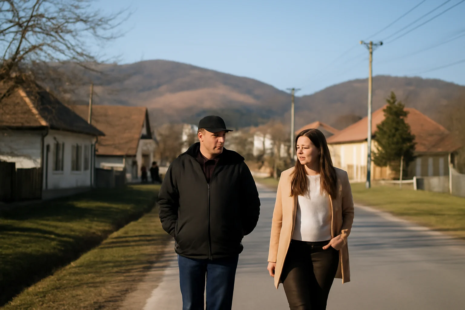 Vreme deosebit de blândă la început de februarie în comuna Recea, județul Brașov