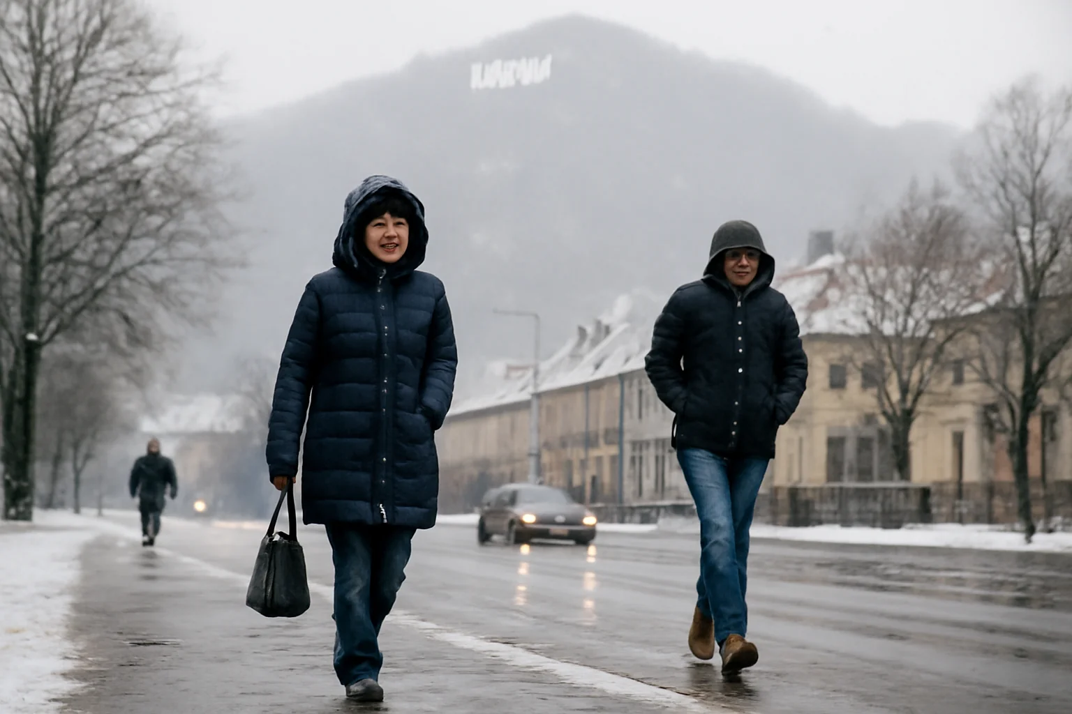 Vreme rece și precipitații mixte anunțate la Brașov pe 9 februarie