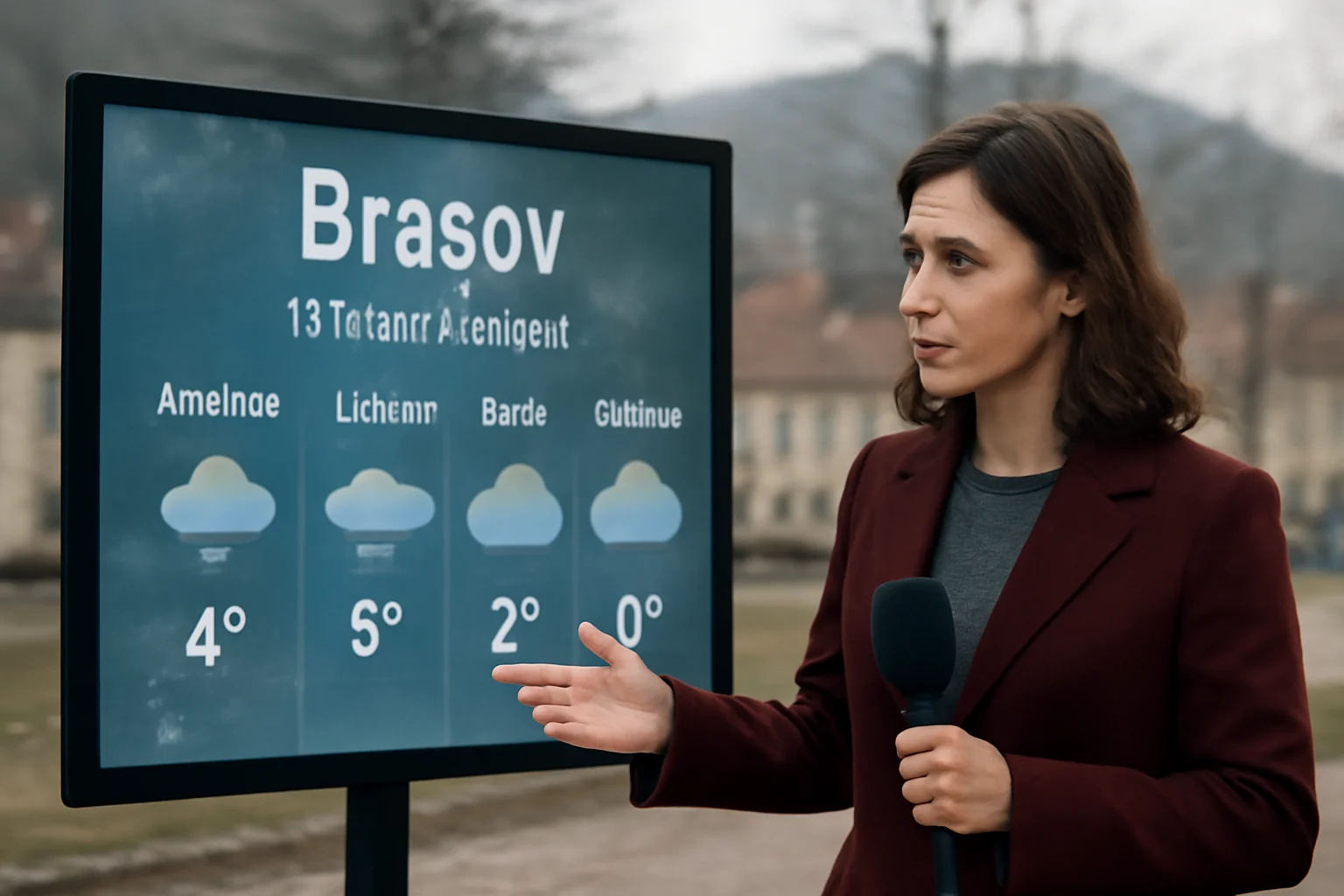 Vreme schimbătoare la Brașov pe 15 februarie 2026: ploi ziua, posibilă ninsoare noaptea